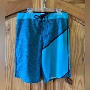 American Eagle Outfitters Blue Teal Men’s Swim Board Shorts